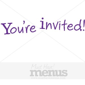 Invited Email Greeting | Restaurant Email Salutations