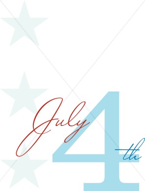 July 4th Background | 4th of July Clipart