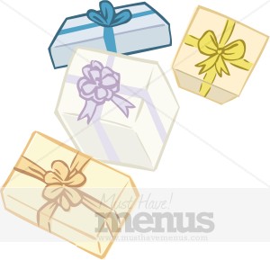 Gift Boxes Clipart | Party Images