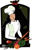 Female Chef Clipart