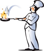 Saute Chef Clipart