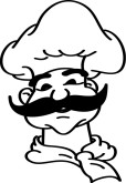 Chef Face Clipart