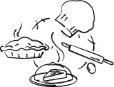 Pastry Chef Tools Clipart