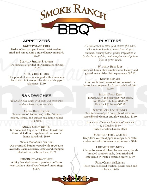 Kabob Barbeque Menu | page 1