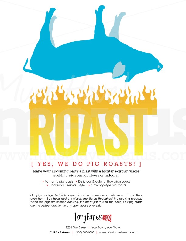 Pig Roast Flyer | page 1