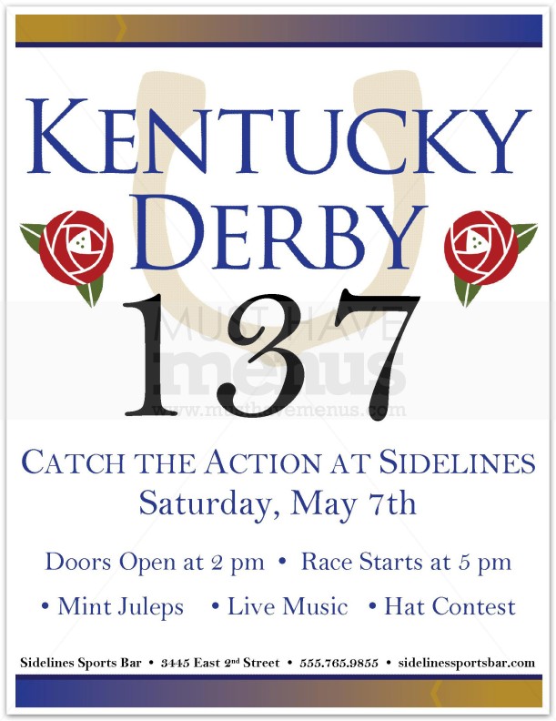 Kentucky Derby Flyer | page 1