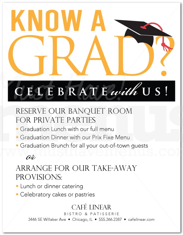 Graduation Announcement Flyer | page 1