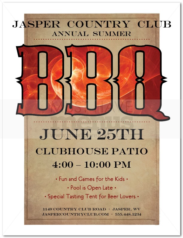 Summer BBQ Flyer | page 1