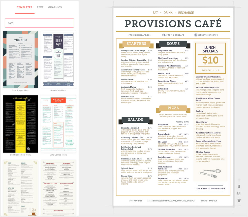Design Cafe Menus Online Musthavemenus - cafe menu ids for roblox bloxburg 2018